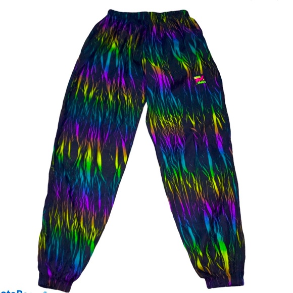 Vintage Other - Vintage Neon Parachute Pants